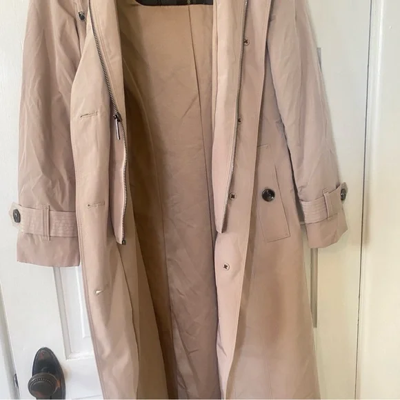 LONDON FOG COLLECTION Hooded Tan Women's Trench Coat Size PXXS - Picture 6 of 9